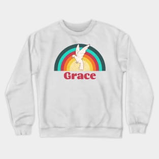 Grace - Vintage Faded Style Crewneck Sweatshirt